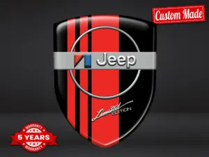 Jeep Logo Stickers Business Edition Star Sturdy